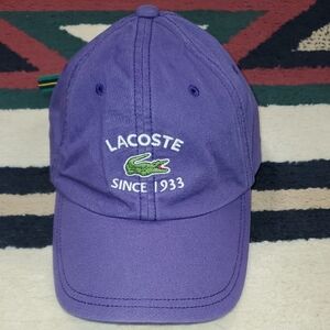 Lacoste Violet Cap with Logo
